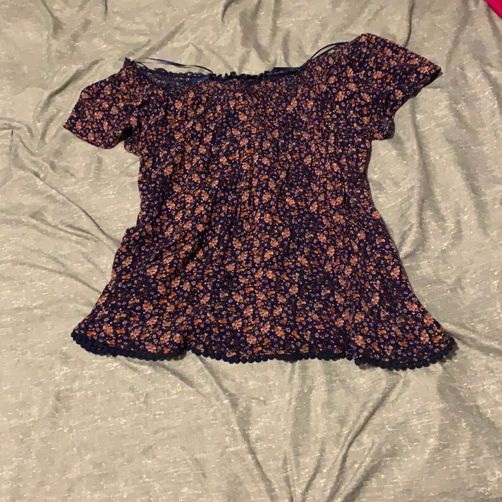 Off the shoulder shirt